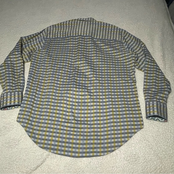 Robert Graham knowledge wisdom truth long sleeve size XL blue and gold - Picture 12 of 13